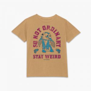 Lilo & Stitch Stay Weird Kids' T-Shirt - Tan - 11-12 ans - Tan