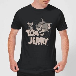 T-Shirt Homme Tom et Jerry - Noir - 5XL