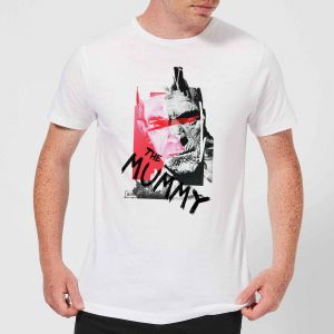 T-Shirt Homme La Momie Collage - Universal Monsters - Blanc - XL