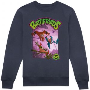 Battle Toads Hop Sweatshirt - Navy - L