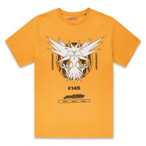 T-Shirt Pokémon Unisex Élector Legendary - Jaune Moutarde - M