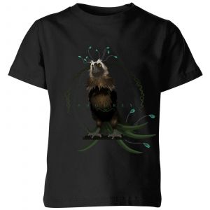 Fantastic Beasts Augurey Kids' T-Shirt - Black - 5-6 ans