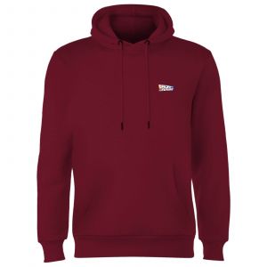 Back To The Future Hoodie - Burgundy - XXL