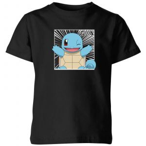 Pokémon Pokédex Squirtle #0007 Kids' T-Shirt - Black - 5-6 ans