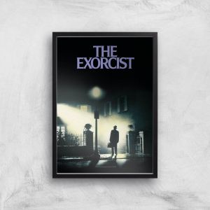 Affiche Poster L'Exorciste Giclee Art Print - A4 - Black Frame