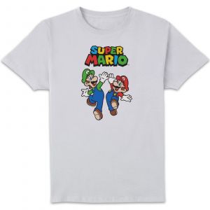 Nintendo Super Mario And Luigi Unisex T-Shirt - White - XXL
