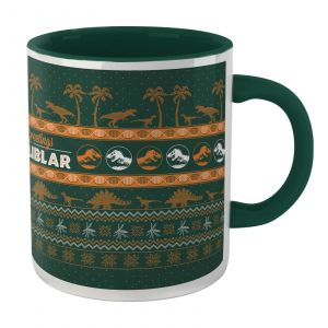 Seasons Greetings From Isla Nublar Mug - Green