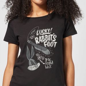 Looney Tunes ACME Lucky Rabbits Foot Women's T-Shirt - Black - S - Noir