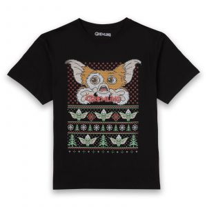 Gremlins Ugly Knit Men's Christmas T-Shirt - Black - S