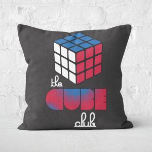 The Cube Club Repeat Love Cube Cushion Square Cushion - 50x50cm - Soft Touch