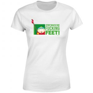 South Park Cartman Six Feet Women's T-Shirt - White - XS