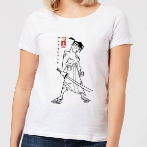 Samurai Jack Kanji Women's T-Shirt - White - S
