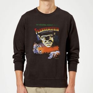Sweat Homme Frankenstein Affiche Rétro - Universal Monsters - Noir - S