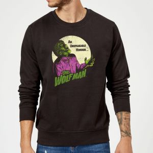 Sweat Homme The Wolfman Rétro - Universal Monsters - Noir - M