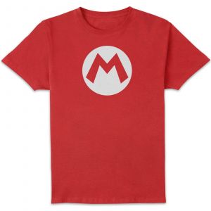 Nintendo Super Mario Badge Unisex T-Shirt - Red - XXL