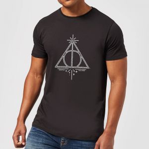 Harry Potter Deathly Hallows Men's T-Shirt - Black - S