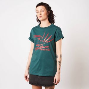 A Nightmare On Elm Street Welcome To My Nightmare Femme T-Shirt - Forest Vert - S