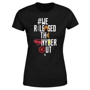 Justice League We Released The Snyder Cut Icons Women's T-Shirt - Black - 3XL