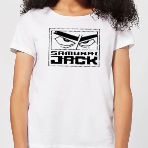 Samurai Jack Stylised Logo Women's T-Shirt - White - S