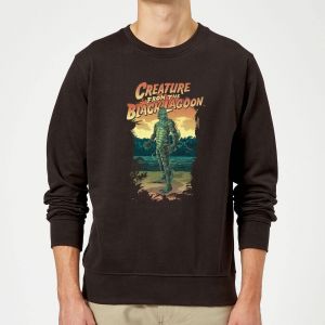 Sweat Homme L'Étrange Créature du lac noir - Universal Monsters - Noir - L