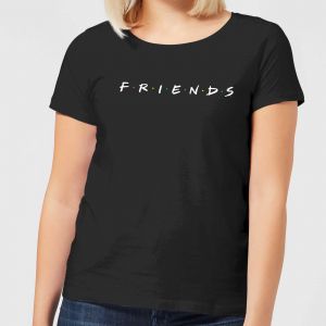 Friends Logo Contrast Women's T-Shirt - Black - M