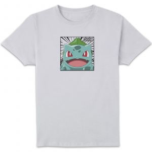 Pokémon Pokédex Bulbasaur #0001 Men's T-Shirt - White - L