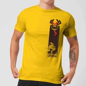 Samurai Jack Samurai Stripe Men's T-Shirt - Yellow - XL
