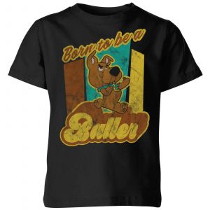 Scooby Doo Born To Be A Baller Kids' T-Shirt - Black - 9-10 ans