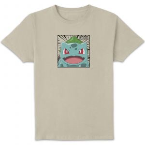 Pok&eacute;mon Pok&eacute;dex Bulbasaur #0001 Men's T-Shirt - Cream - XXL