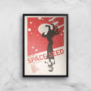 Space Seed Giclee - A2 - Black Frame