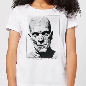 T-Shirt Femme La Momie Portrait - Universal Monsters - Blanc - M - Blanc