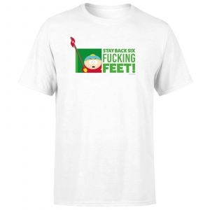 South Park Cartman Six Feet Men's T-Shirt - White - L