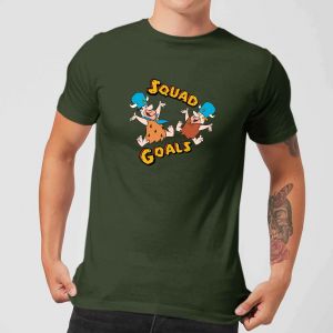 T-Shirt Homme La Famille Pierrafeu - Squad Goals - Vert - L