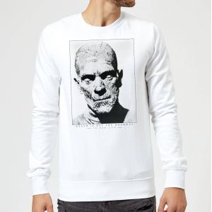 Sweat Homme La Momie Portrait - Universal Monsters - Blanc - L - Blanc