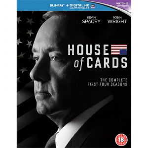 House of Cards : Saisons 1-4 - étiquette rouge