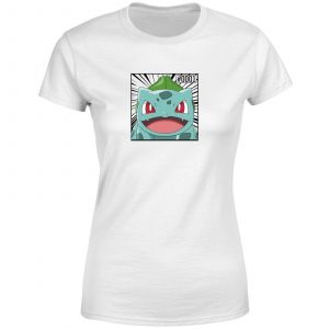 Pok&eacute;mon Pok&eacute;dex Bulbasaur #0001 Women's T-Shirt - White - 5XL