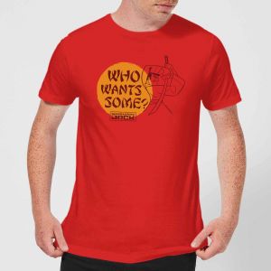 Samurai Jack Who Wants Some Men's T-Shirt - Red - L