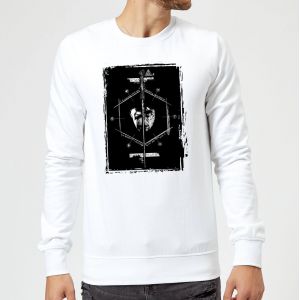 Harry Potter Harry Voldemort Wand Sweatshirt - White - L