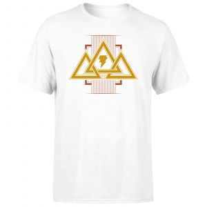 DC Black Adam Tri Force Unisex T-Shirt - White - S - Blanc