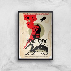 Amok Time Giclee - A2 - Black Frame