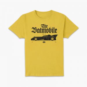 BATMAN Batmobile Profile Lt Unisex T-Shirt - Yellow - M