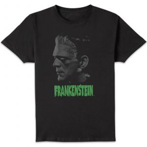 T-Shirt Homme Frankenstein (Tons Gris) - Universal Monsters - Noir - 5XL