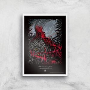 Game of Thrones My Queen Affiche Artistique - A4 - White Frame