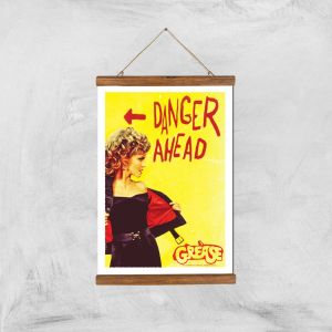 Grease Danger Road Affiche - A3 - Wooden Hanger