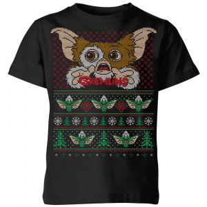 Gremlins Ugly Knit Kids' Christmas T-Shirt - Black - 11-12 ans
