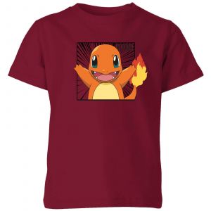 Pok&eacute;mon Pok&eacute;dex Charmander #0004 Kids' T-Shirt - Burgundy - 11-12 ans