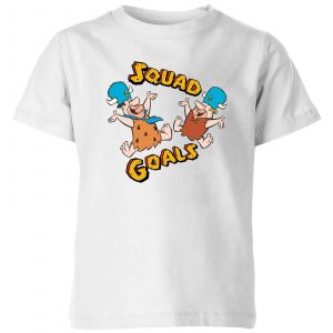 T-Shirt Enfant La Famille Pierrafeu - Squad Goals - Blanc - 7-8 ans