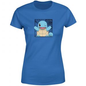 Pok&eacute;mon Pok&eacute;dex Squirtle #0007 Women's T-Shirt - Blue - XXL