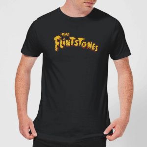 The Flintstones Logo Men's T-Shirt - Black - 3XL