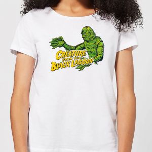 T-Shirt Femme L'Étrange Créature du lac noir - Universal Monsters - Blanc - S